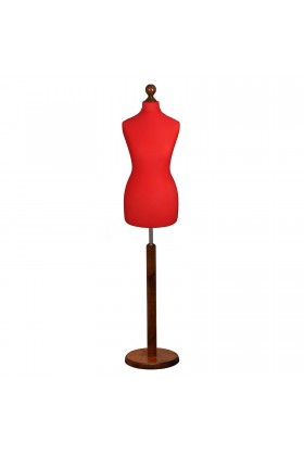 Deluxe Female Tailor's Dummy Size 16/18 Red