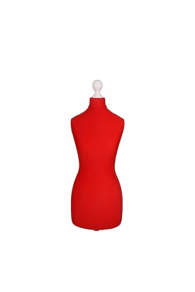 Female Tailor's Dummy Torso Size 18/20 Red