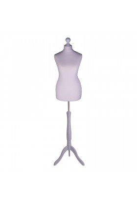 Size 18/20 Female Tailors Dummy Silver
