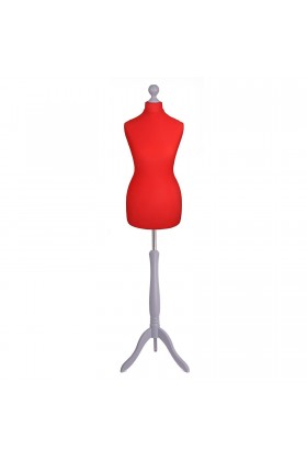 Deluxe Female Tailor's Dummy Size 12/14 Red