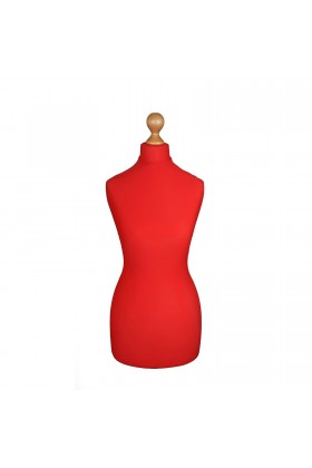 Female Tailor's Dummy Torso Size 16/18 Red