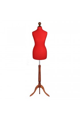 Size 20/22 Female Tailors Dummy Red