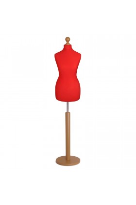 Female Tailor's Dummy Size 12/14 Red