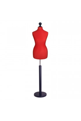 Deluxe Female Tailor's Dummy Size 6/8 Red