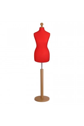 Female Tailor's Dummy Size 6/8 Red